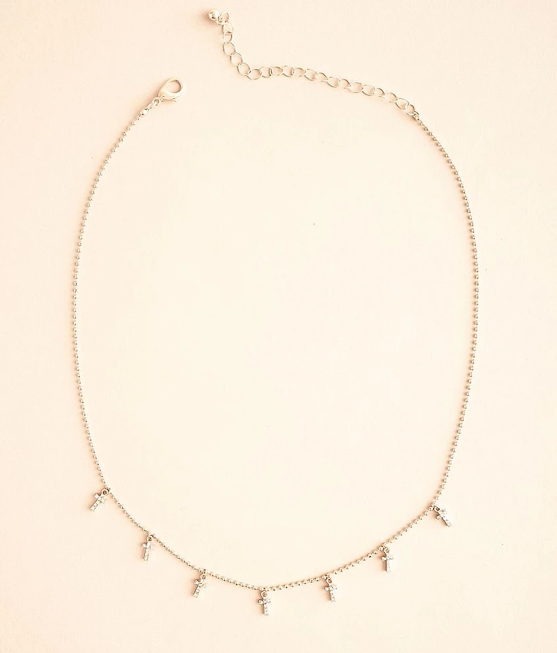 Glitz Cross Necklace