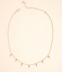 Glitz Cross Necklace