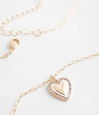 Glitz Heart Necklace