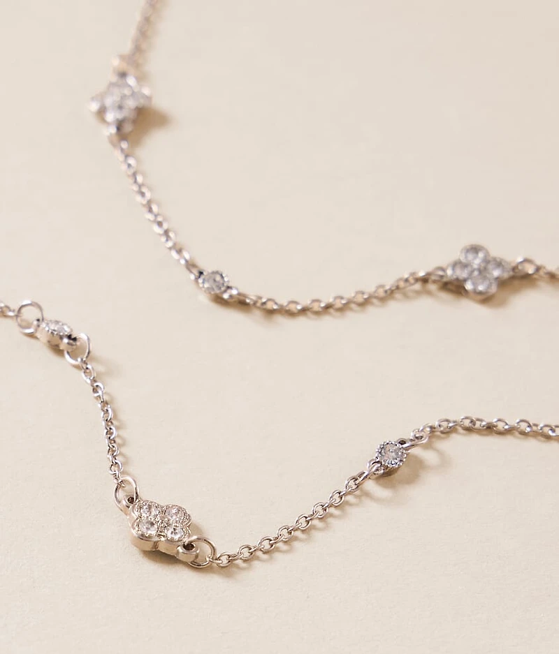 Glitz Clover Necklace