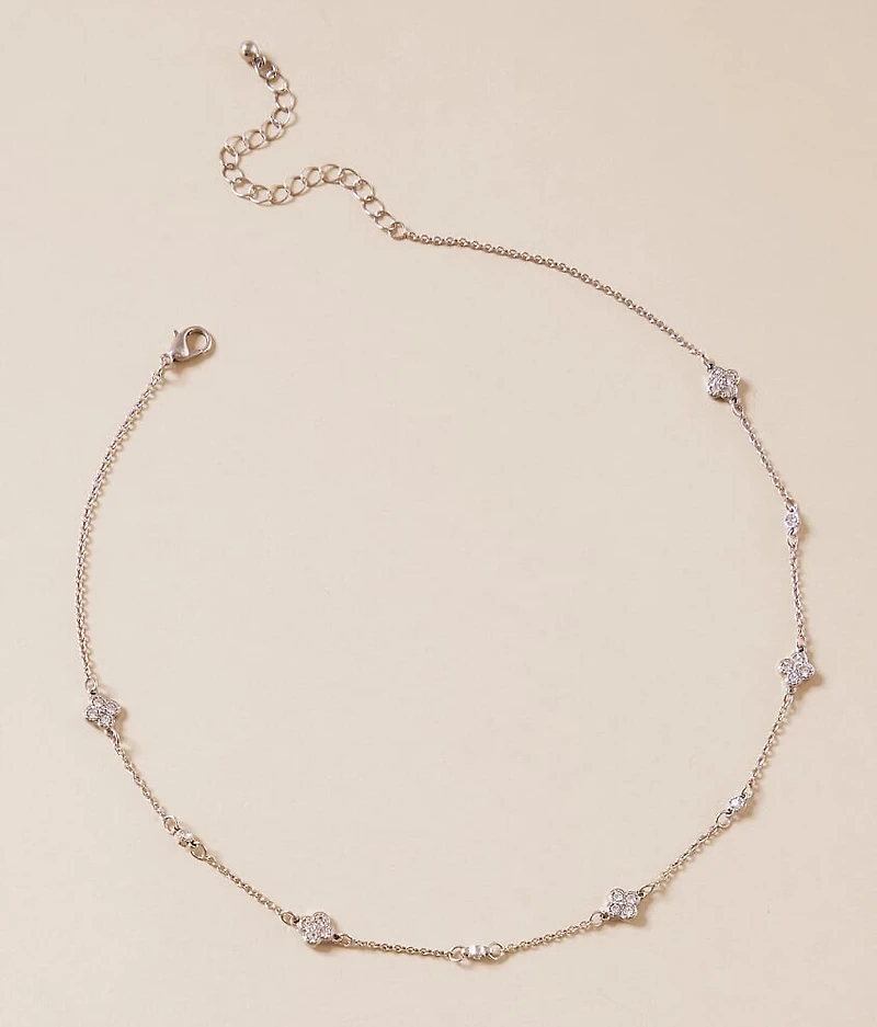 Glitz Clover Necklace