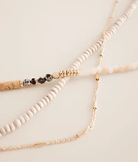 3 Pack Mixed Necklace Set