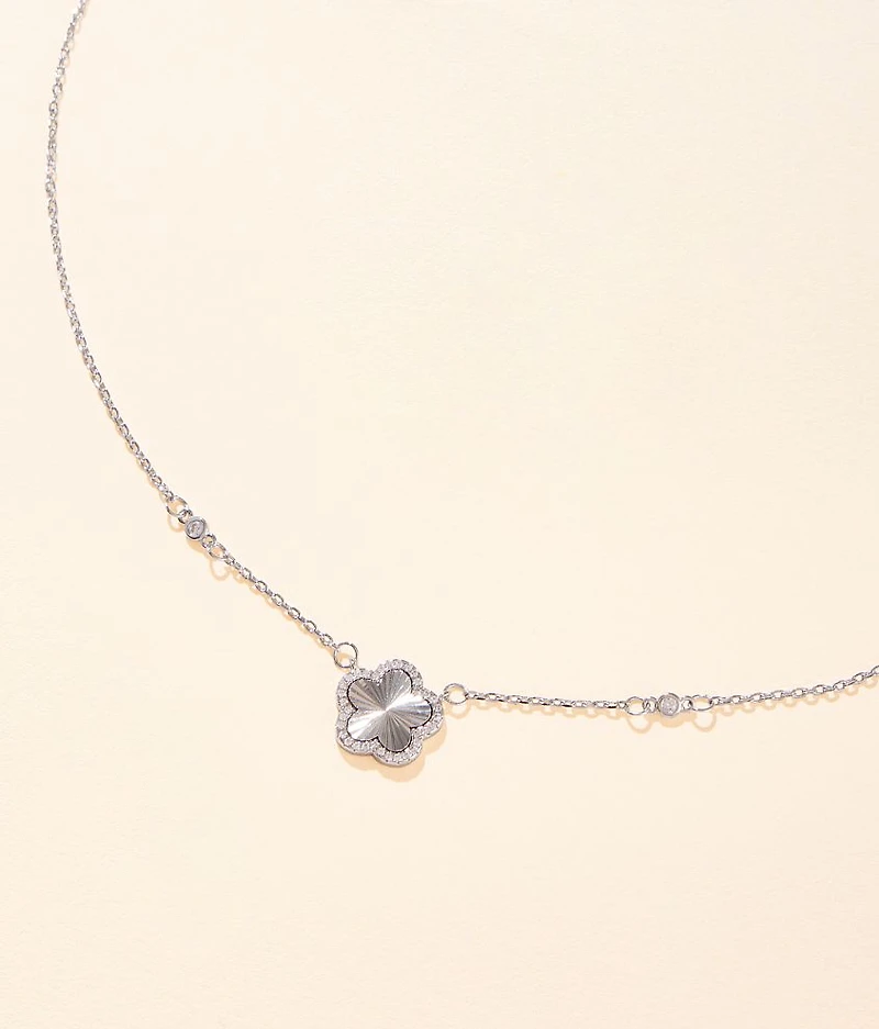 Glitz Flower Necklace