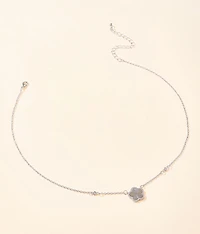 Glitz Flower Necklace