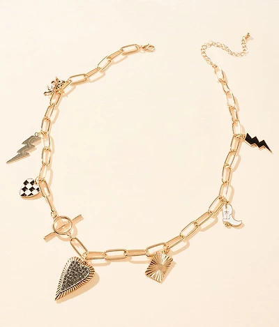 Multi Charm Necklace