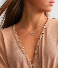 Dainty Circle Necklace