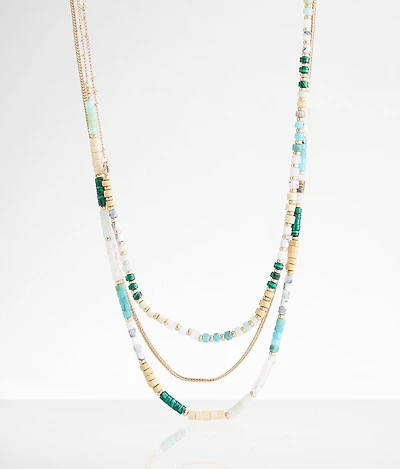 2 Pack Beaded Necklace Set