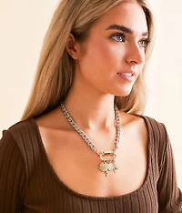 Glitz Charm Statement Necklace