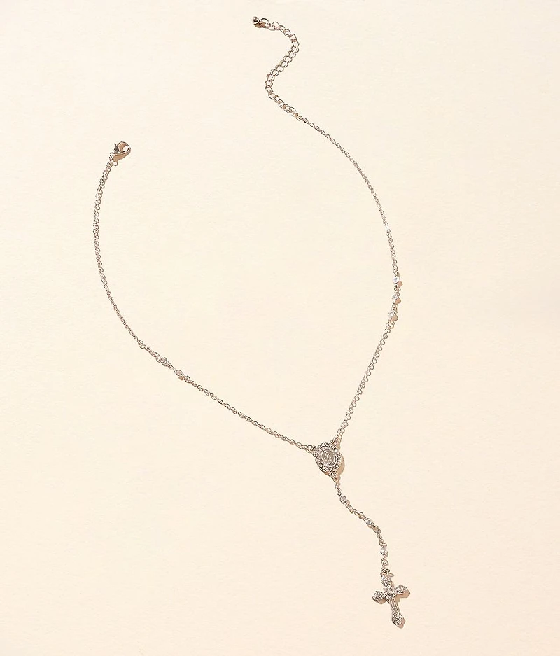 Glitz Cross Necklace