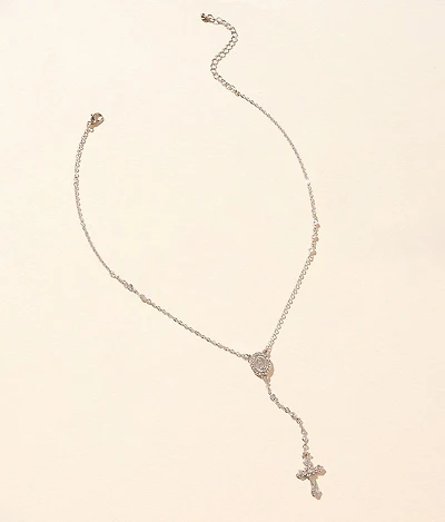 Glitz Cross Necklace