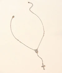 Glitz Cross Necklace