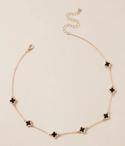 Glitz Clover Necklace