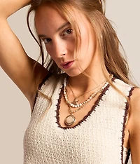 3 Pack Starfish Necklace Set