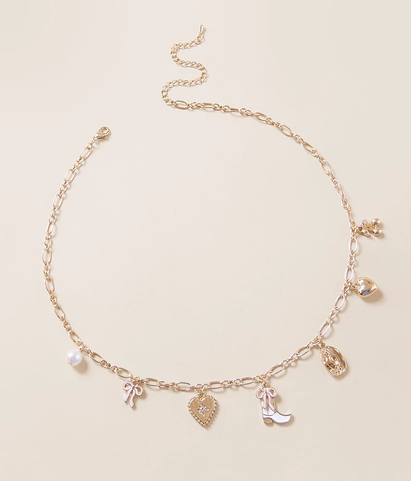 Mixed Girly Charm Necklace