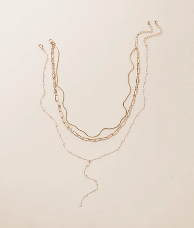 2 Pack Glam Necklace Set