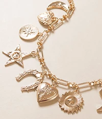 Western Glitz Charm Necklace