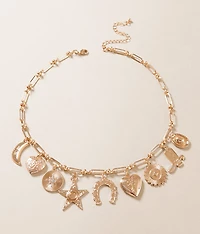 Western Glitz Charm Necklace