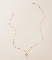 Glitz Cross Necklace