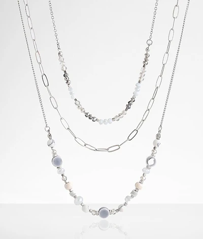 3 Pack Beaded Necklace Set