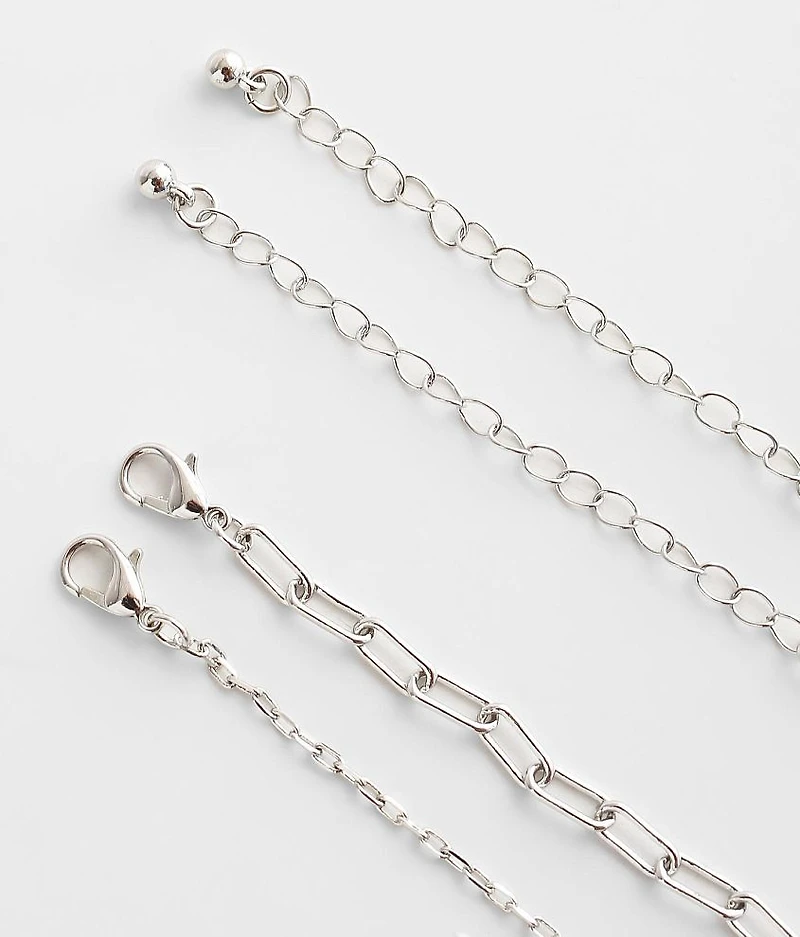 2 Pack Beaded Necklace Set