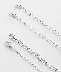2 Pack Beaded Necklace Set