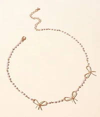 Bow Necklace