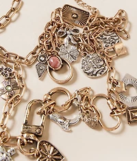 Tiered Charm Necklace