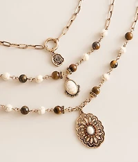 3 Pack Western Necklace Set