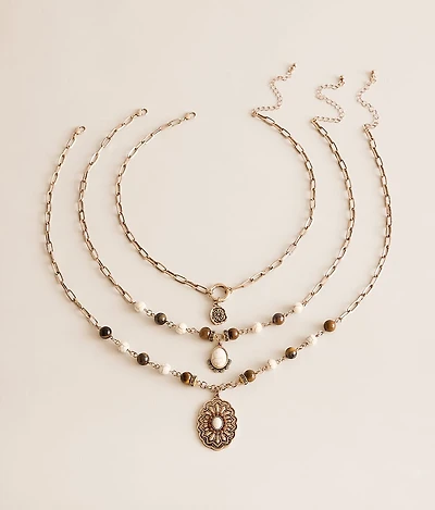 3 Pack Western Necklace Set