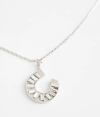 Glitz Horseshoe Necklace