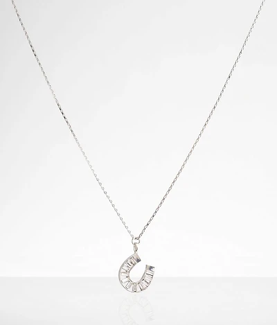 Glitz Horseshoe Necklace