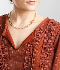 Rhinestone Pendant Necklace