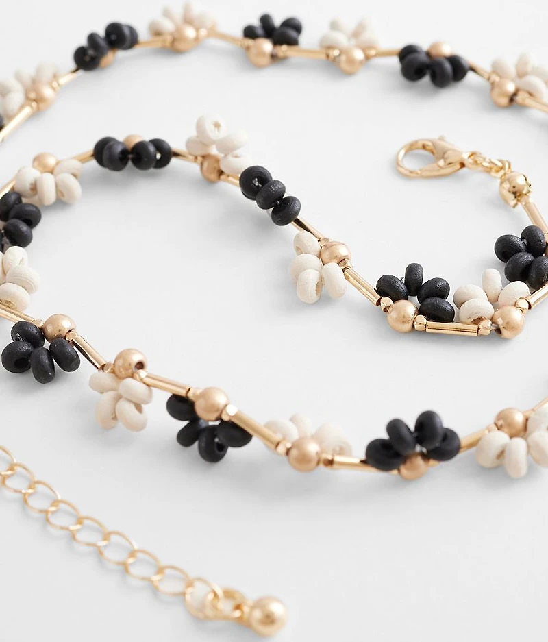 Flower Bead Necklace