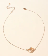Double Heart Necklace