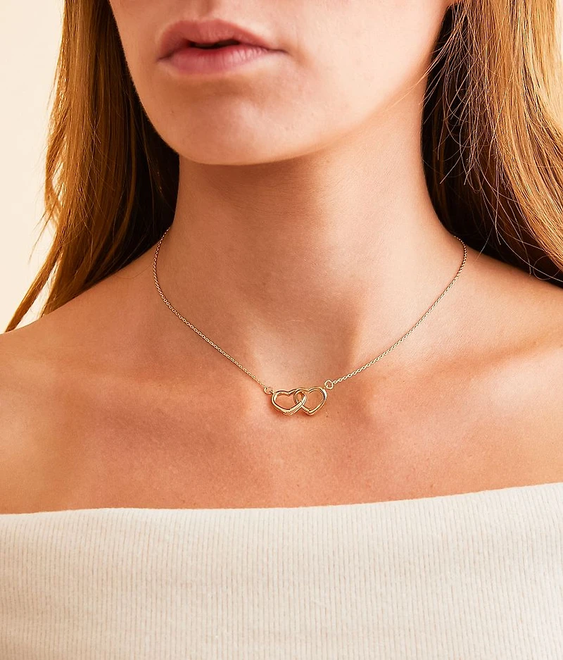 Double Heart Necklace