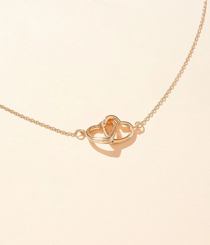 Double Heart Necklace