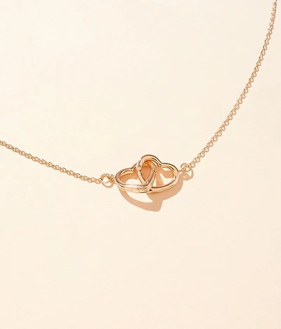 Double Heart Necklace