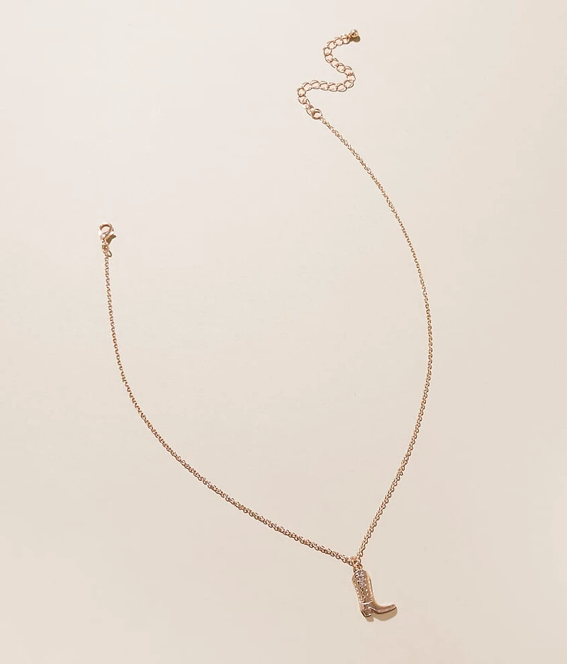 Cowboy Boot Necklace