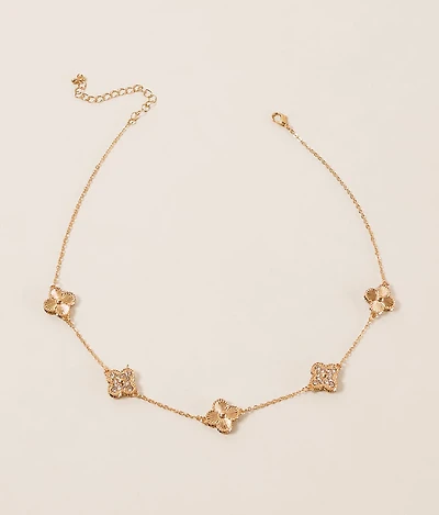 Glitz Clover Necklace