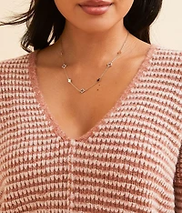 Glitz Clover Necklace