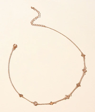 Glitz Clover Necklace