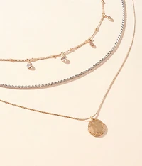 3 Pack Mixed Necklace Set