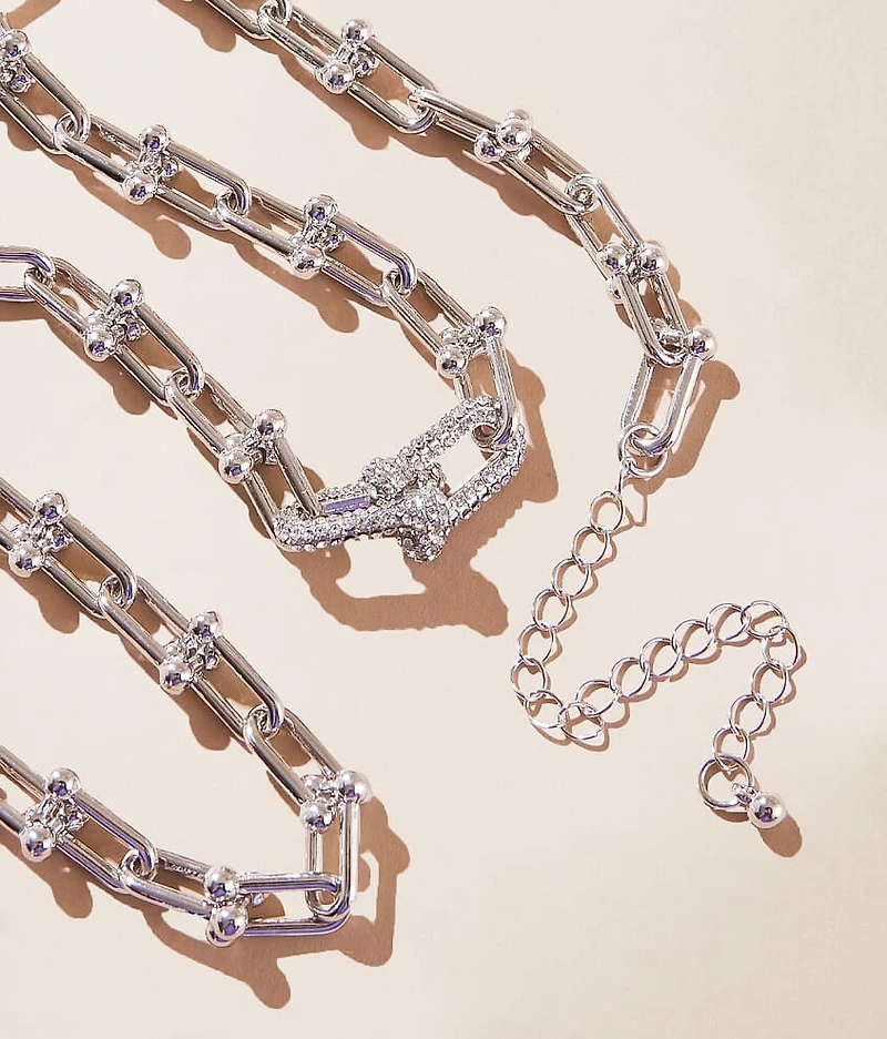 Glitz Link Necklace