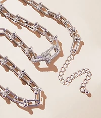Glitz Link Necklace