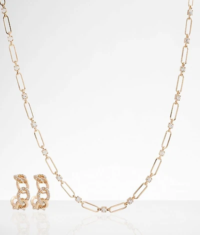 Glitz Earring & Necklace Set