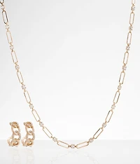 Glitz Earring & Necklace Set