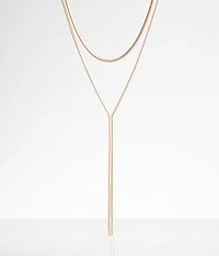 2 Pack Snake Chain Necklace Set