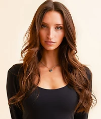 Checker Heart Necklace