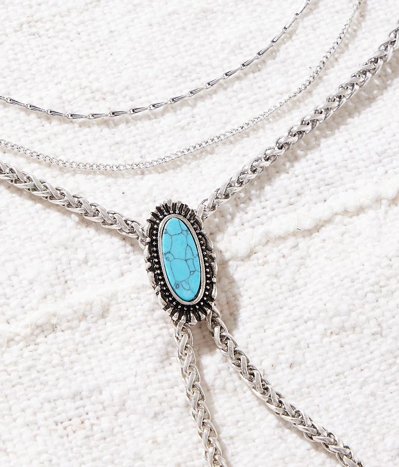 3 Pack Turquoise Necklace Set