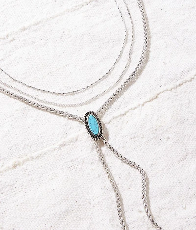 3 Pack Turquoise Necklace Set
